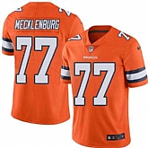 Nike Men & Women & Youth Broncos 77 Karl Mecklenburg Orange Color Rush Limited Jersey,baseball caps,new era cap wholesale,wholesale hats